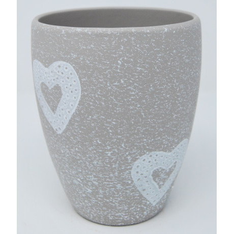 MARBELLA PALYFUL-HEART cm. 13,5x16 h WHITE