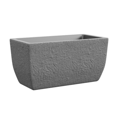 CASSETTA PETRAM CON RISERVA D'ACQUA cm. 81x42x40,4 h GRIGIO PIETRA