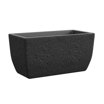 CASSETTA PETRAM CON RISERVA D'ACQUA cm. 81x42x40,4 h ARDESIA PIETRA