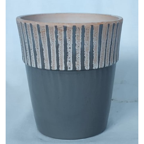 VERONA HOCHTOPF PREMIUM RIPS cm. 15x15 h GREY/PINK