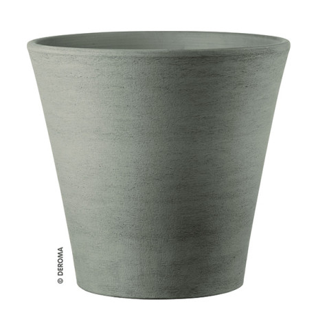VASO CONICO PRIMITIVO GRAFITE