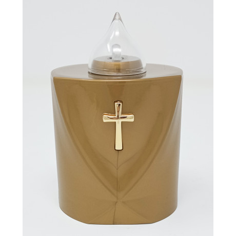 LUMINO CROSS 120gg cm. 7,2x6x11 h BRONZO
