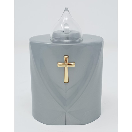 LUMINO CROSS 120gg cm. 7,2x6x11 h ARGENTO