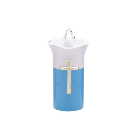 LUMINO RAFFINATO 60gg cm. 6,5x13 h BIANCO/BLU