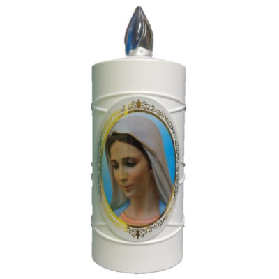 LUMINO INTRECCIATO 120gg cm. 6x15,5 h BIANCO