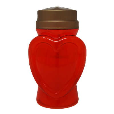 LUMINO LED CUORE 60gg cm. 9,2x8,2x14 h ROSSO