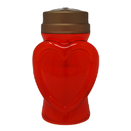 LUMINO LED CUORE 60gg cm. 9,2x8,2x14 h ROSSO