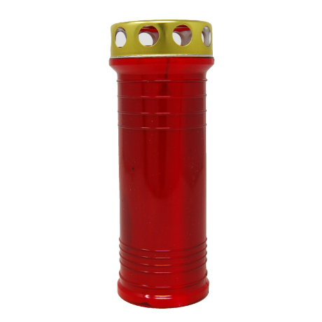 LUMINO CERA TOWER BIG 2gg cm. 7,2x18,6 h ROSSO