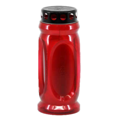LUMINO CERA ELIPSA GOLD 4gg cm. 9,2x23,5 h RED