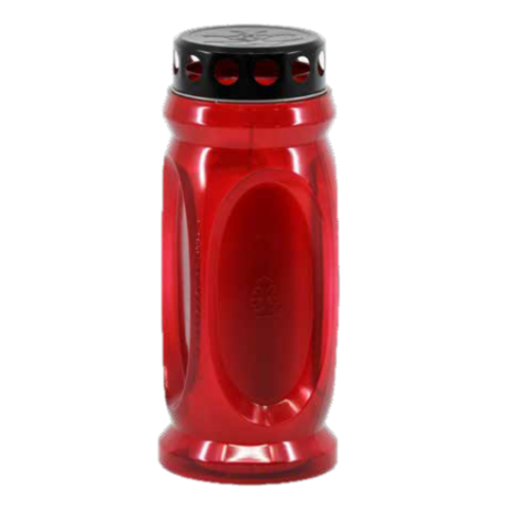 LUMINO CERA ELIPSA GOLD 4gg cm. 9,2x23,5 h RED