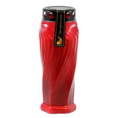 LUMINO CERA TRINNA 7D 7gg cm. 8,5x24 h RED