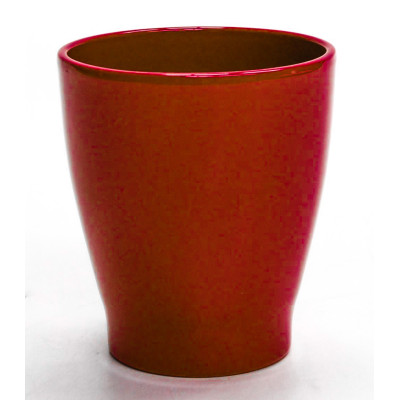 SPRITZ ORCH. cm. 13,5x15 h WEINROT GLZ/ROSSO VINO