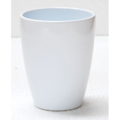 MINI ORCHIDEA cm. 10x12,5 h WEISS GLZ/BIANCO LUCIDO