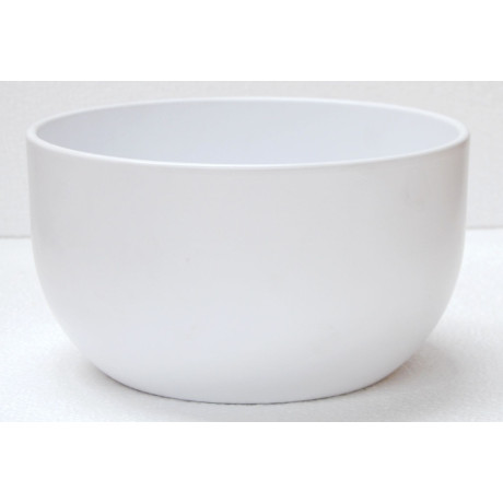 CIOTOLA ASIA cm. 24x14,5 h WEISS MATT/BIANCO MATT