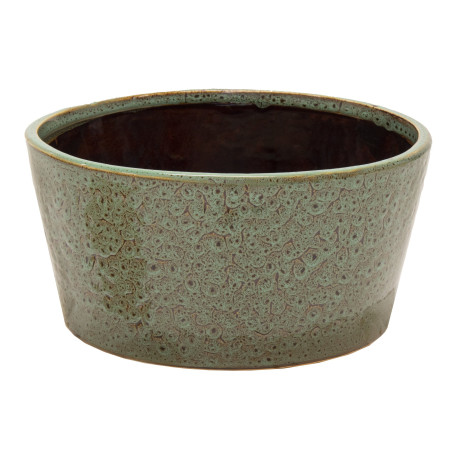 CITY PLANTER LOW cm. 23x11,5 h GREEN