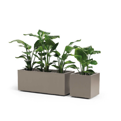 KEBE CASSETTA GREENER CON RUOTE E RISERVA cm. 99,5x39,5x39,5 h TORTORA