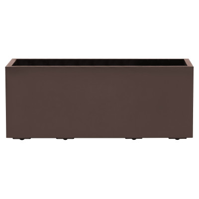 KEBE CASSETTA GREENER CON RUOTE E RISERVA cm. 99,5x39,5x39,5 h RUGGINE