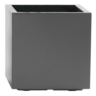 KEBE QUADRO GREENER CON RUOTE E RISERVA cm. 39,5x39,5x39,5 h ANTRACITE