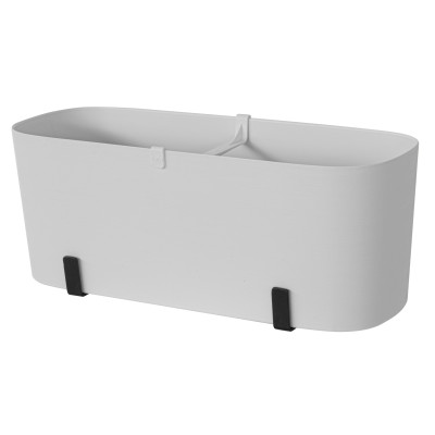 KIT CASSETTA PAROS CON RISERVA E GANCIO IN FERRO cm. 40x18x19 h CLOUD