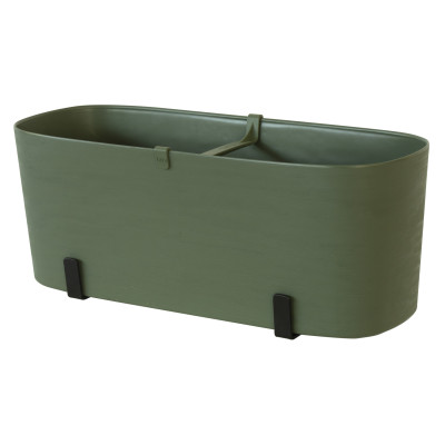 KIT CASSETTA PAROS CON RISERVA E GANCIO IN FERRO cm. 40x18x19 h FOREST