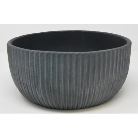 CIOTOLA LAGOS cm. 24x10 h ANTHRACITE