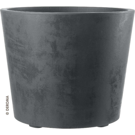 VASO MILLENNIUM CON RUOTE cm. 59x49 h ANTHRACITE