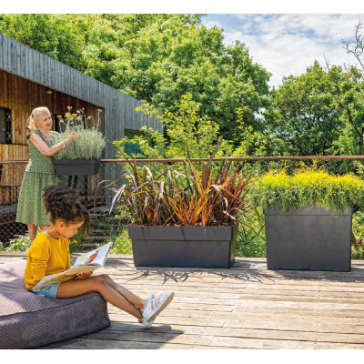 CASSETTA FENCE LIKE R cm. 78x29,5x65 h ANTHRACITE