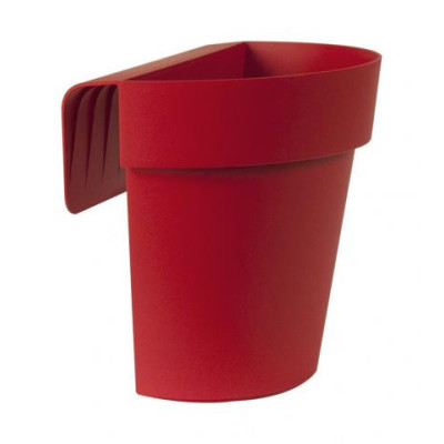UP VASO cm. 25x20x23 h ROSSO SMALTO