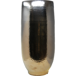 VASO ALTO LUXURY cm. 25x60 h CHROME BRONZE