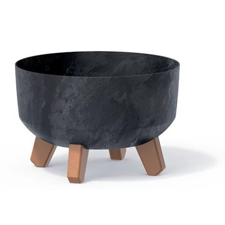 GRACIA LOW BETON EFFECT cm. 23,5x15,5 h ANTHRACITE