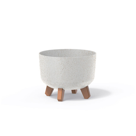 GRACIA ECO WOOD CM. 23,8x18,7 h WHITE ECO