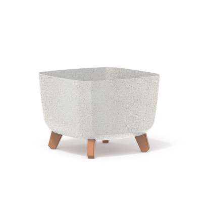 GRACIA SQUARE ECO WOOD cm. 29x29x22 h WHITE ECO