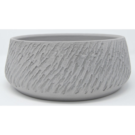 CIOTOLA TWISTER cm. 24x9 h LIGHT GREY