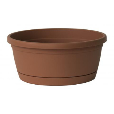 CIOTOLA LIBIS CON SOTTOVASO TERRACOTTA