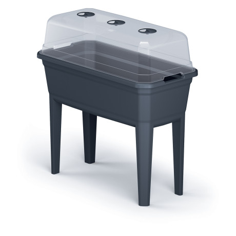 RESPANA PLANTER ECOLINE SET cm. 74,6x36,8x77,7 h ANTHRACITE