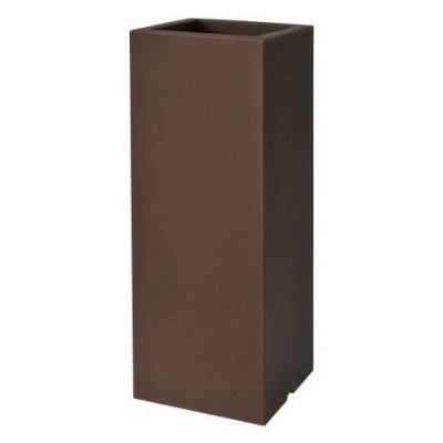 KUBE HIGH SLIM cm. 25x25x70 h RUGGINE